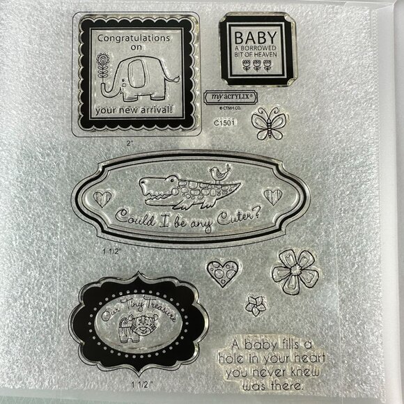 My Acrylix C1501 New Arrival Occasions Decorative Stamps - Picture 1 of 3